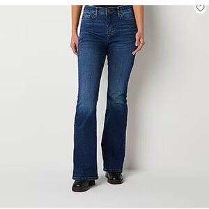 a.n.a Dark Blue Flare Women's Jeans